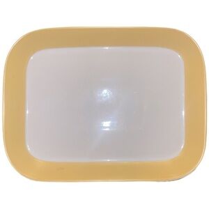 RARE Dansk Ang.L Stoneware Serving Platter Maize Yellow Graves Design Studio 14”